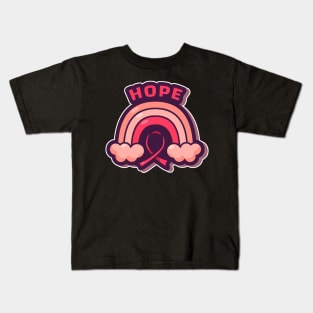 Hope- Breast cancer awareness Kids T-Shirt